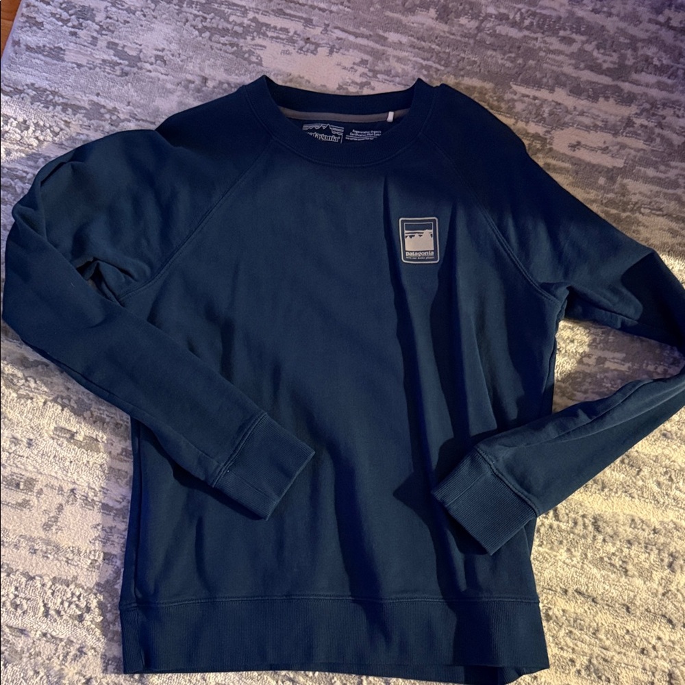 Patagonia Deep Blue Crewneck Sweater